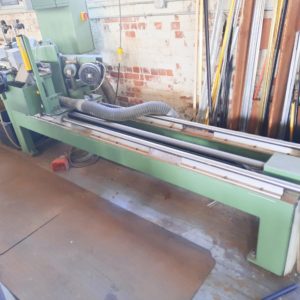 Equipment Lot: Sawtech 20" Double Miter Saw, Print Mount Press & Blades (used) Item # UE-071521D (Connecticut)