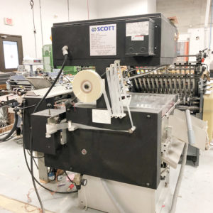 Equipment Lot: Scott 5000 Tab Machine, Rilecart R-500 Calendar Binding Machine & JBI BB38A Wire-O Machine (used) Item # UE-122321D (Canada)