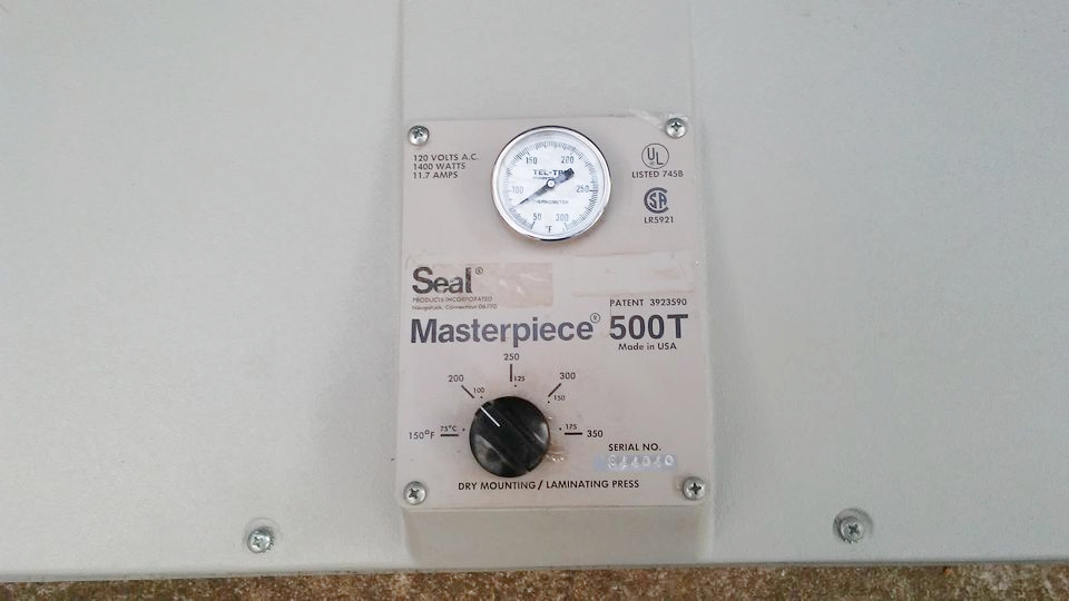 Equipment Lot: Seal Masterpiece 500T Mechanical Heat Press & Pistorius Manual Joiner (used) Item # UE-120221L (Texas)