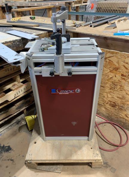 Equipment Lot: Cassese CS200 Frame Joiner & Pistorius MN200 Double Miter Saw (Used) Item # UE-120721A (Colorado)