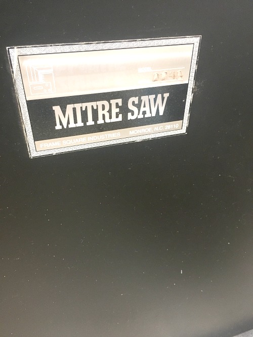 Frame Square Mitre Saw