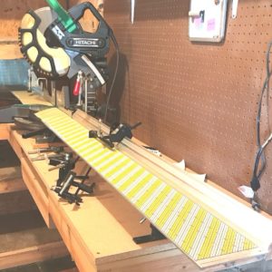 Hitachi Saw Laser 12" Model C12FDH Saw with  Phaedra Framing Quadrant Professional Mitering System / Measuring Grid