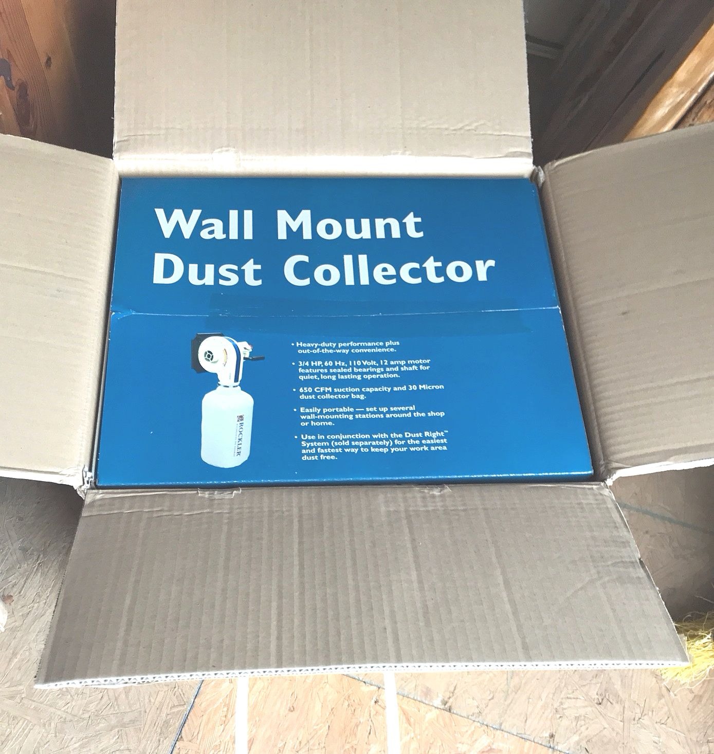 Wall Mount Dust Collector (used) Item # UFE-2998 (Oklahoma)