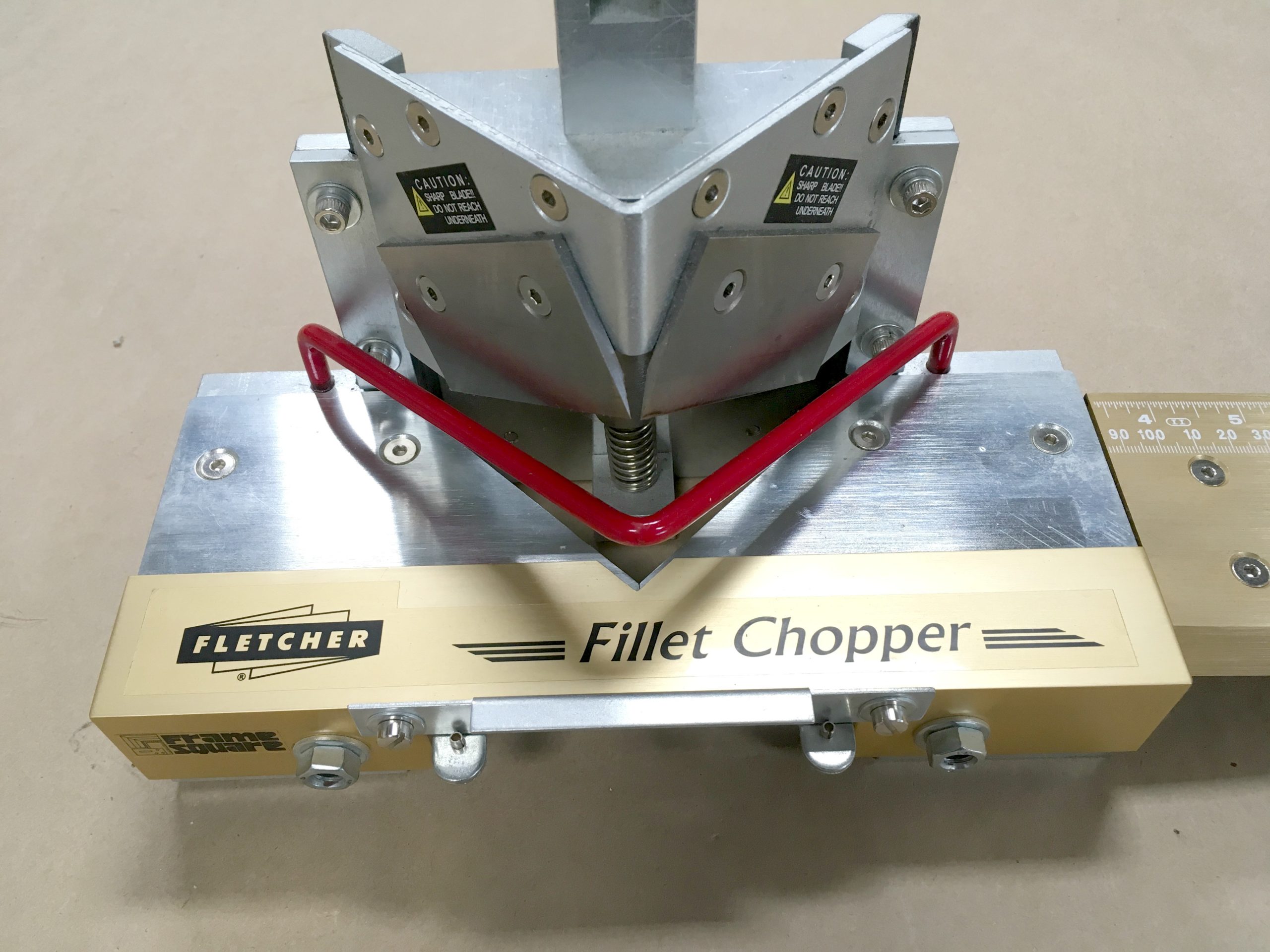 Fletcher – Frame Square Fillet Cutter / Chopper w/ Fillet Master