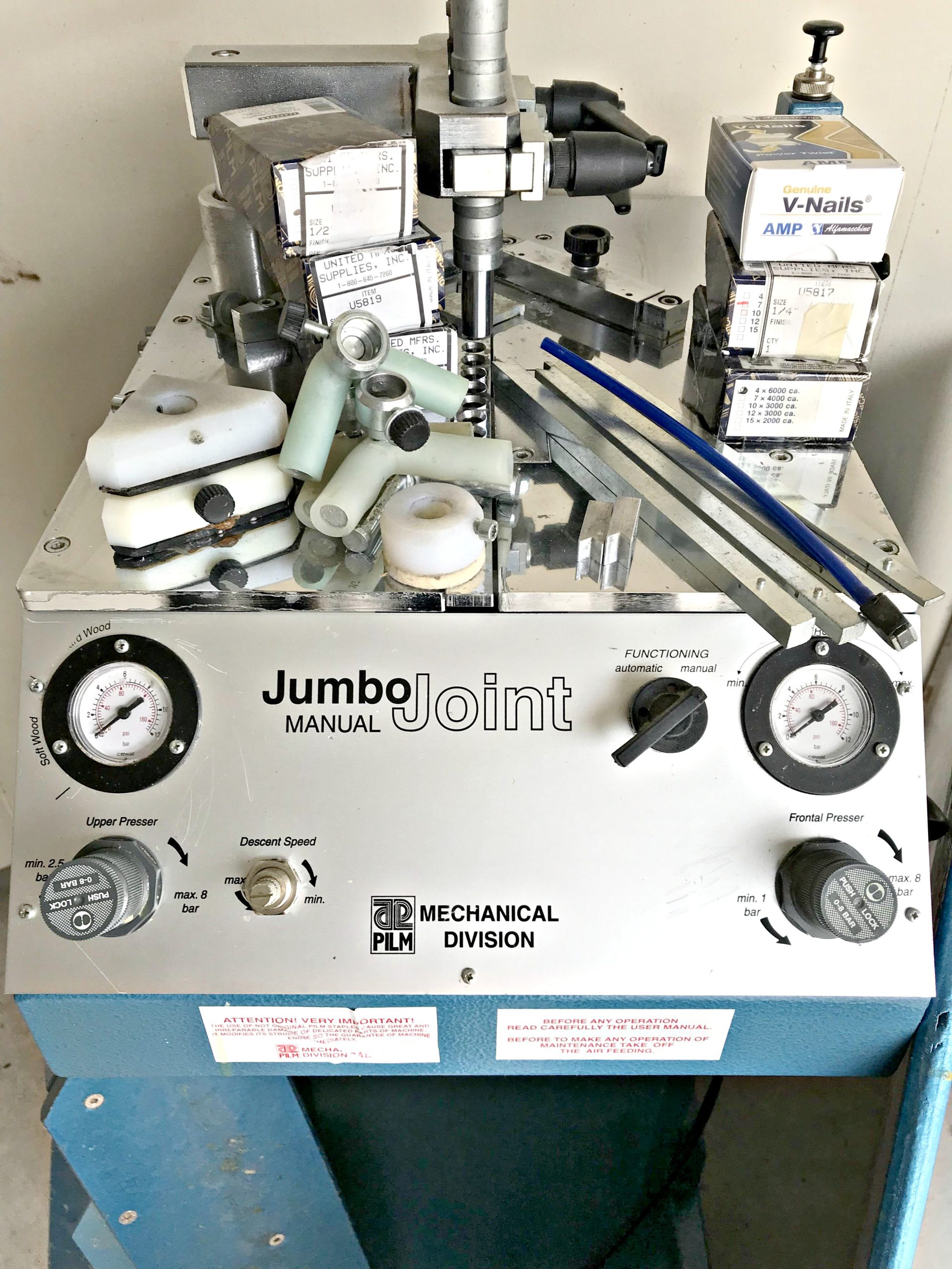 PILM Jumbo Joint Pneumatic Frame Joiner (Used) Item # UFE-3049
