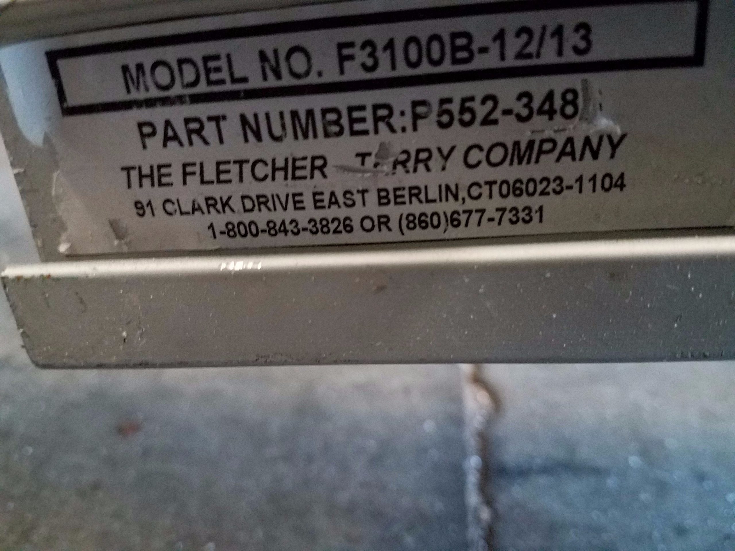 Fletcher Terry 3100 Glass Cutter (used) Item # UFE-C1489