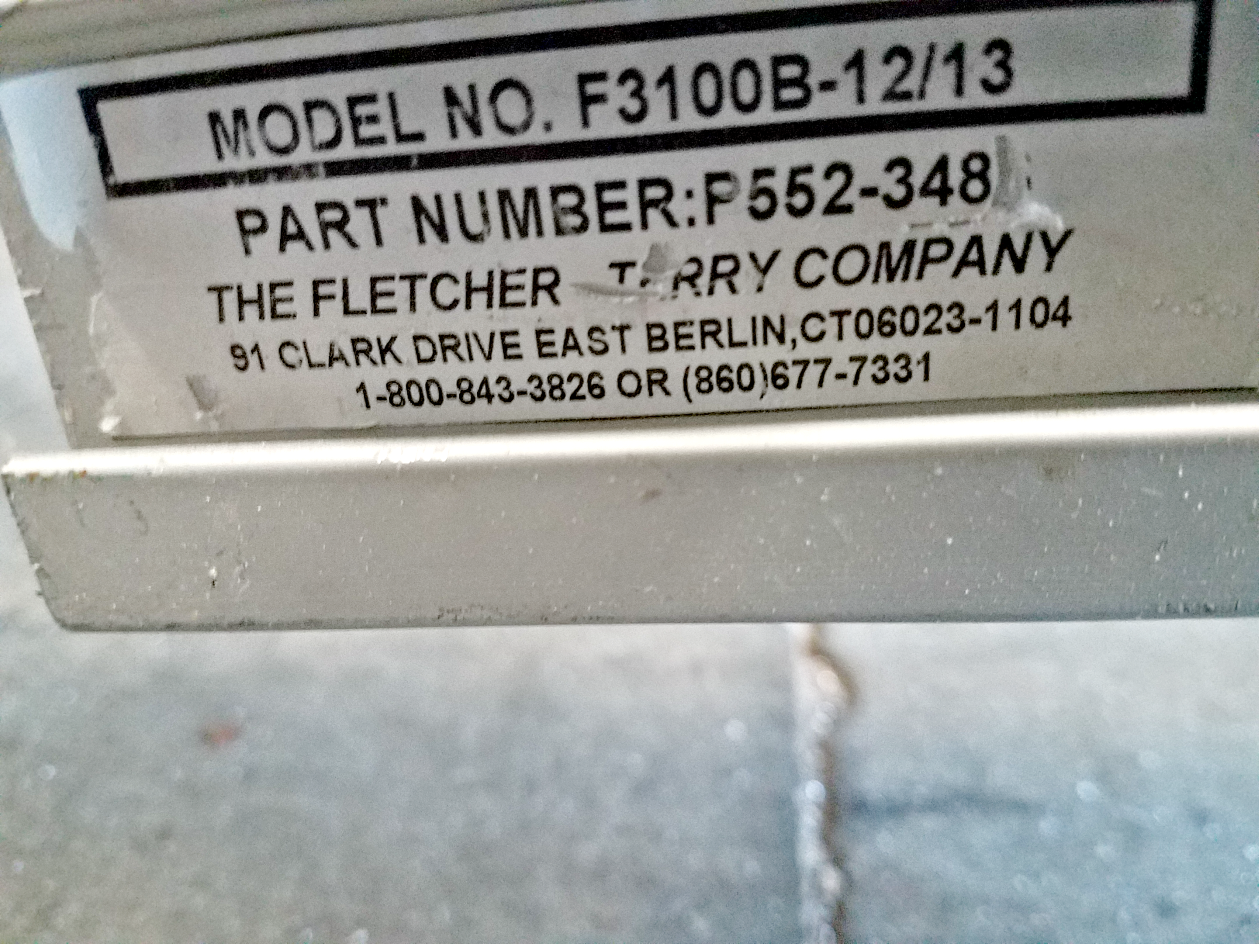 Fletcher Terry 3100 Glass Cutter (used) Item # UFE-C1499