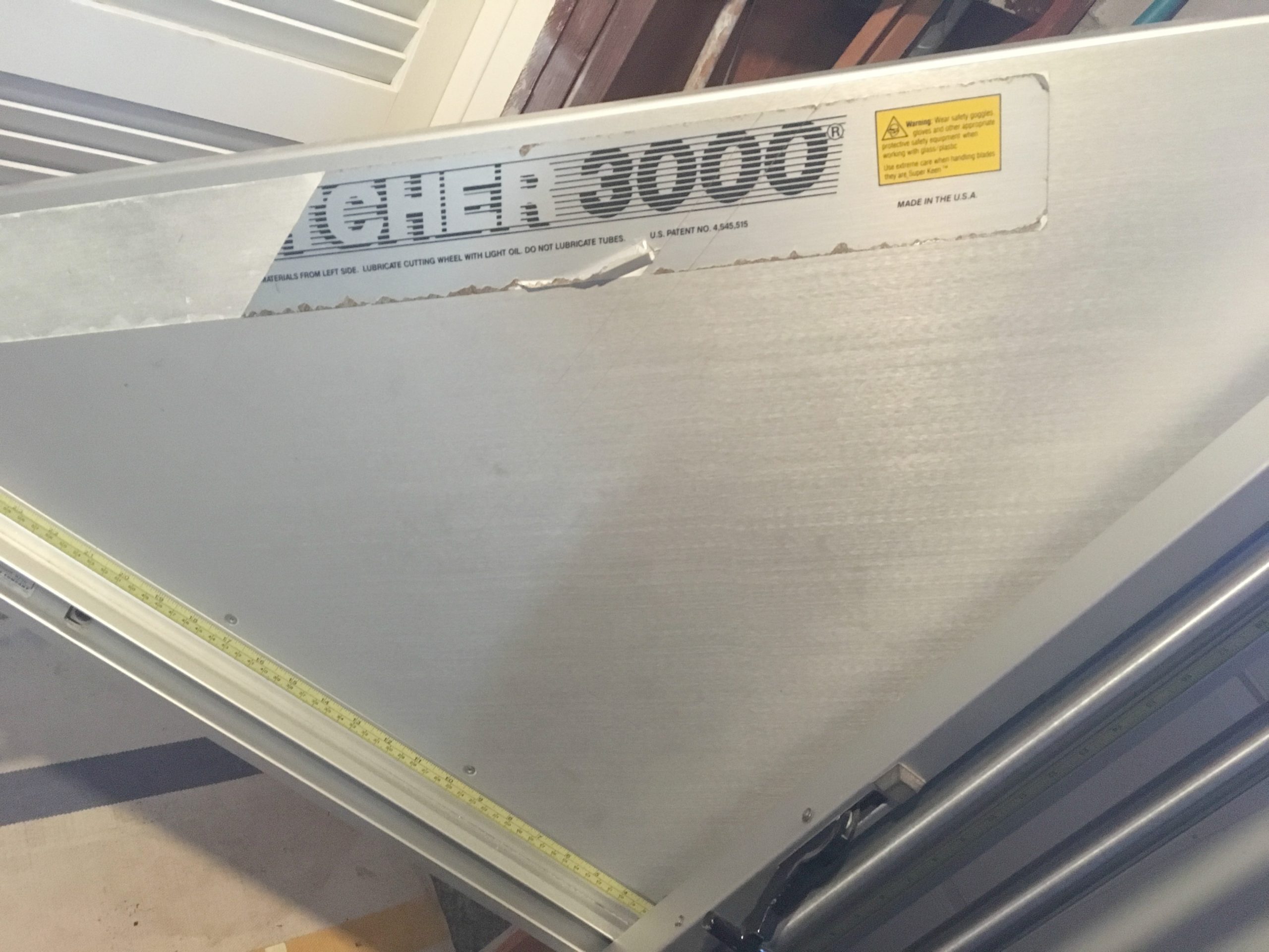 Fletcher Terry 3000 60″ Multi Material Cutter (used) Item # UFE-C1580