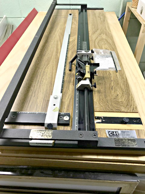 C&H Bainbridge 4060A Straight Line Mat Cutter (used) Item # UFE-C1589