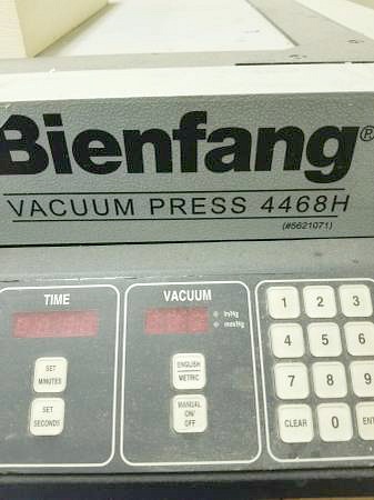 Vacuseal (Beinfang / D&K Expressions) 4468H Vacuum Dry Mount Press (used) Item # UFE-M1659