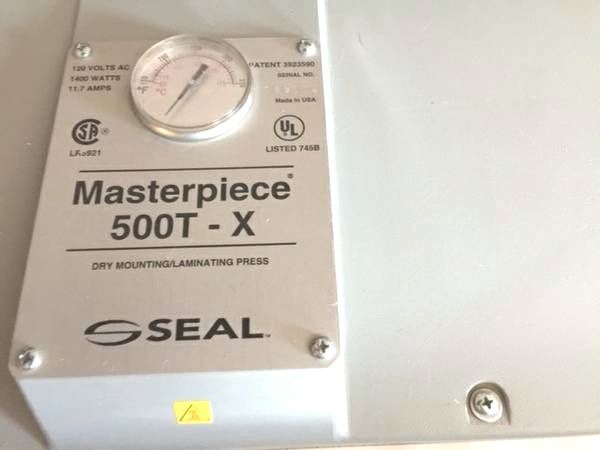 Seal Masterpiece 500T-X Dry Mount Press Item # UFE-M1710 (Colorado)