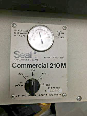 Seal Masterpiece 210M Dry Mount Press – UFE-M1719 (CA)