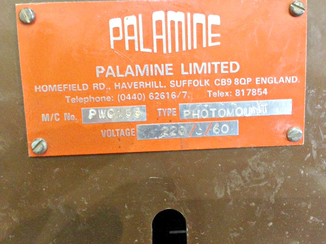 Palamine  50″ x 60″ Mounting Press with Heated Platen (Canada)