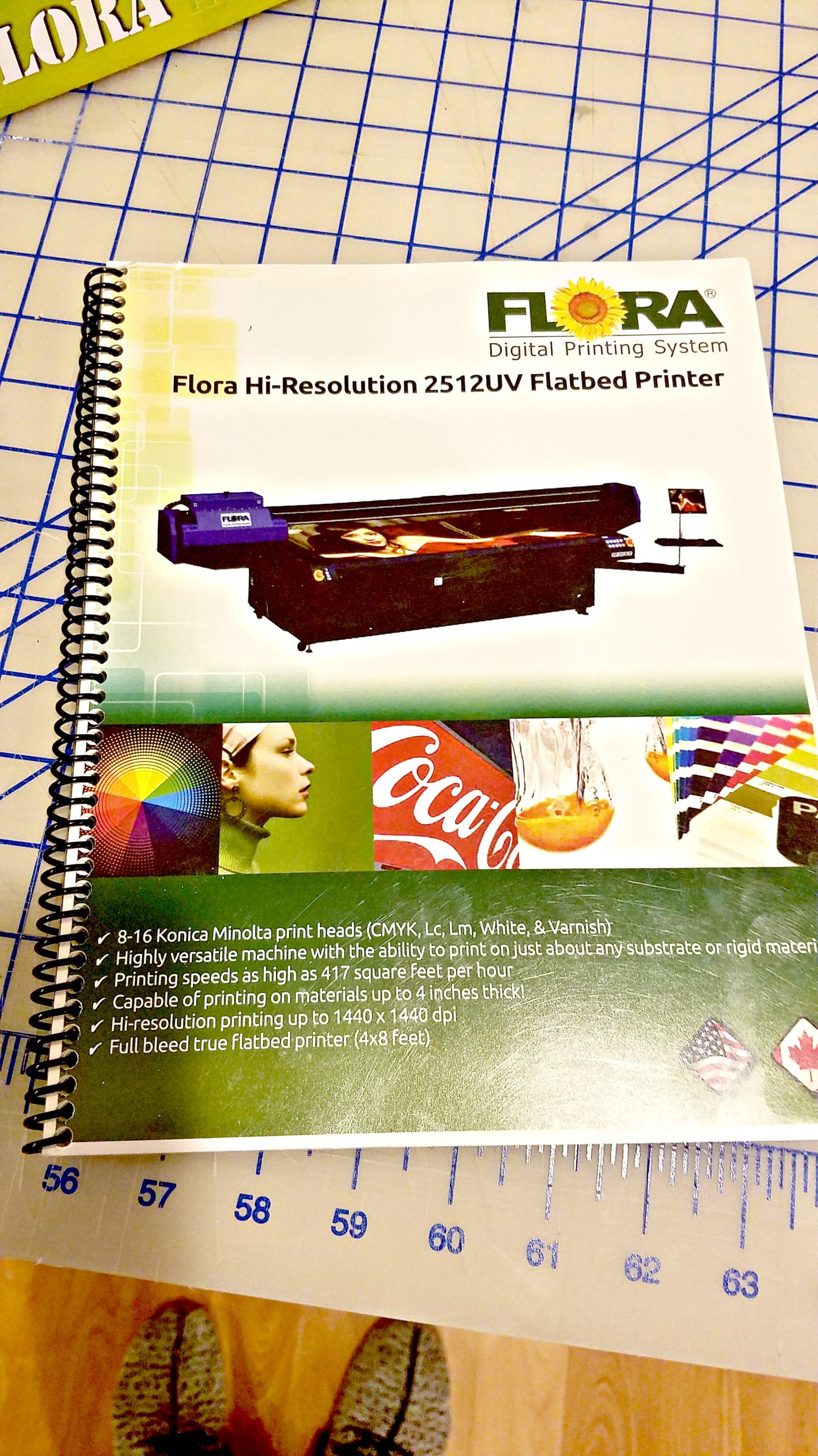 Flora PP2512UV Flatbed Printer (used) Item # UPE-3 (Colorado)