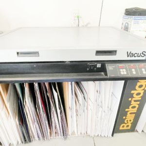 Picture Framing Equipment Lot: Vacuseal 3444H Press, Morso H Pneumatic Chopper & Mat Cutter (Used) Item # UE-032522A (California)