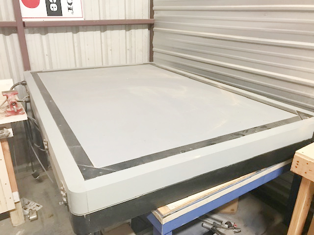 Picture Framing Equipment Lot: Bienfang / Vacuseal 4468H Press & Mitre Mite VN2+1 Vnailer (Used) Item # UE-073021D (Arkansas)