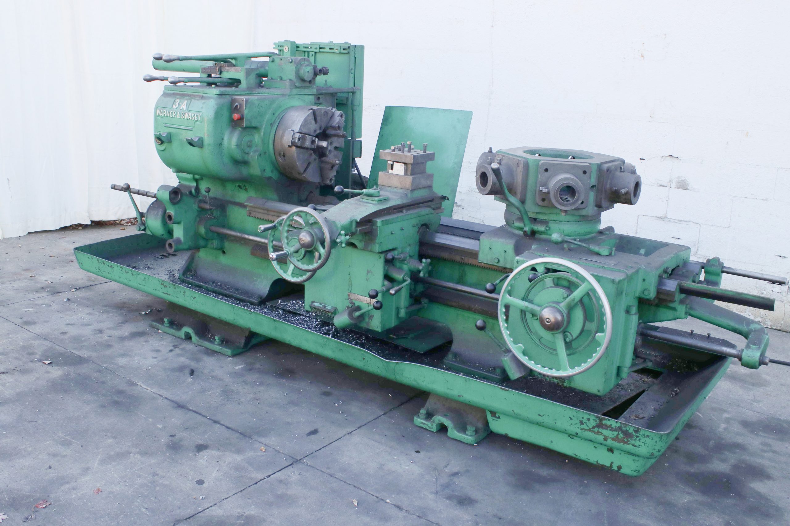 Warner & Swasey Saddle Type Turret Lathe (used) Item # UE-120321F (Ohio)