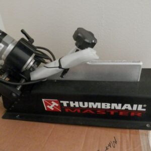 Equipment Lot: Wizard - Eclipse 4060 Pro CMC, Hansen Chopper, Fletcher - Terry 3000 60" Glass Cutter, ITW AMP Miter Disc Sander, Assorted Matboard, Assorted Moulding, Matboard Holders & Samples, C+H Thumbnail (Thumbnailer) Master Router (Used) Item # AGFS-29 (Wyoming)