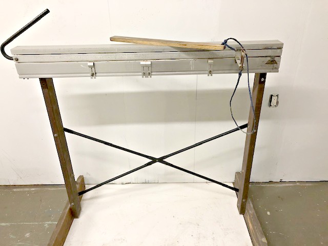 Picture Framing Equipment Lot: Fletcher 3000 Multi Material Cutter, Pistorius MN200 Double Miter Saw, Canvas Stretcher (used) Item # AGFS-16 (LA)