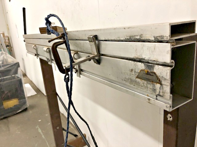 Picture Framing Equipment Lot: Fletcher 3000 Multi Material Cutter, Pistorius MN200 Double Miter Saw, Canvas Stretcher (used) Item # AGFS-16 (LA)