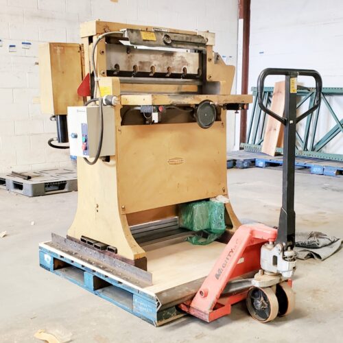 Equipment Lot: Challenge Champion 305 HBE Paper Cutter, Inmes 350 Saw, & Art Display Wall (Used) Item # UE-092321A (Texas)