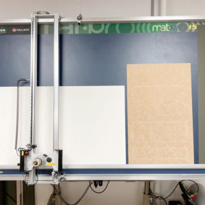 Equipment Lot: Fletcher Valiani Mat Pro 150 CMC Mat Cutter, Fletcher - Terry 3000 Multi Material Cutter, Thumbnail Master / Router, & Quick-Shield Shrink Wrap Machine (Used) Item # UE-082021A (Nebraska)