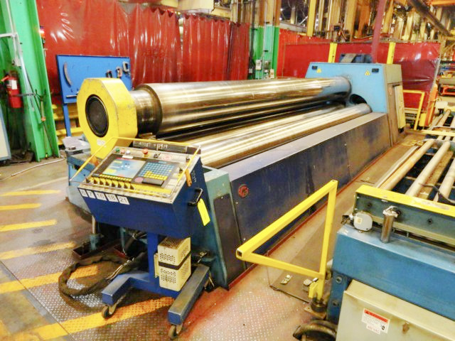 Heller 4 Roll CNC Plate Bending Roll (used) Item # UE-091021B (Ohio)