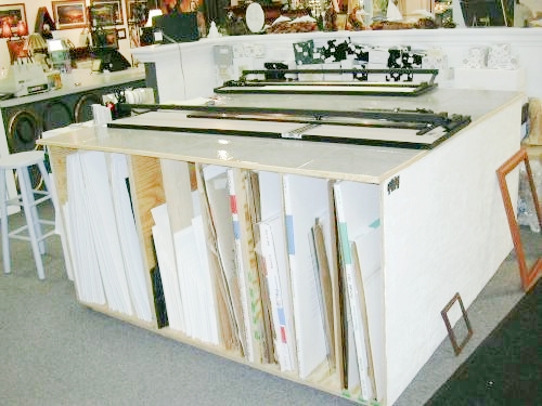 Store Fixtures, Racks & Displays for Picture Framing Shop and Art Picture Frame Galleries (New) Item # NE-102821A (Ohio)
