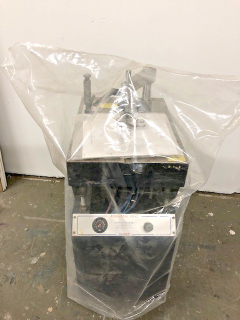 Picture Framing Equipment Lot: Fletcher 3000 Multi Material Cutter, Pistorius MN200 Double Miter Saw, Canvas Stretcher (used) Item # AGFS-16 (LA)