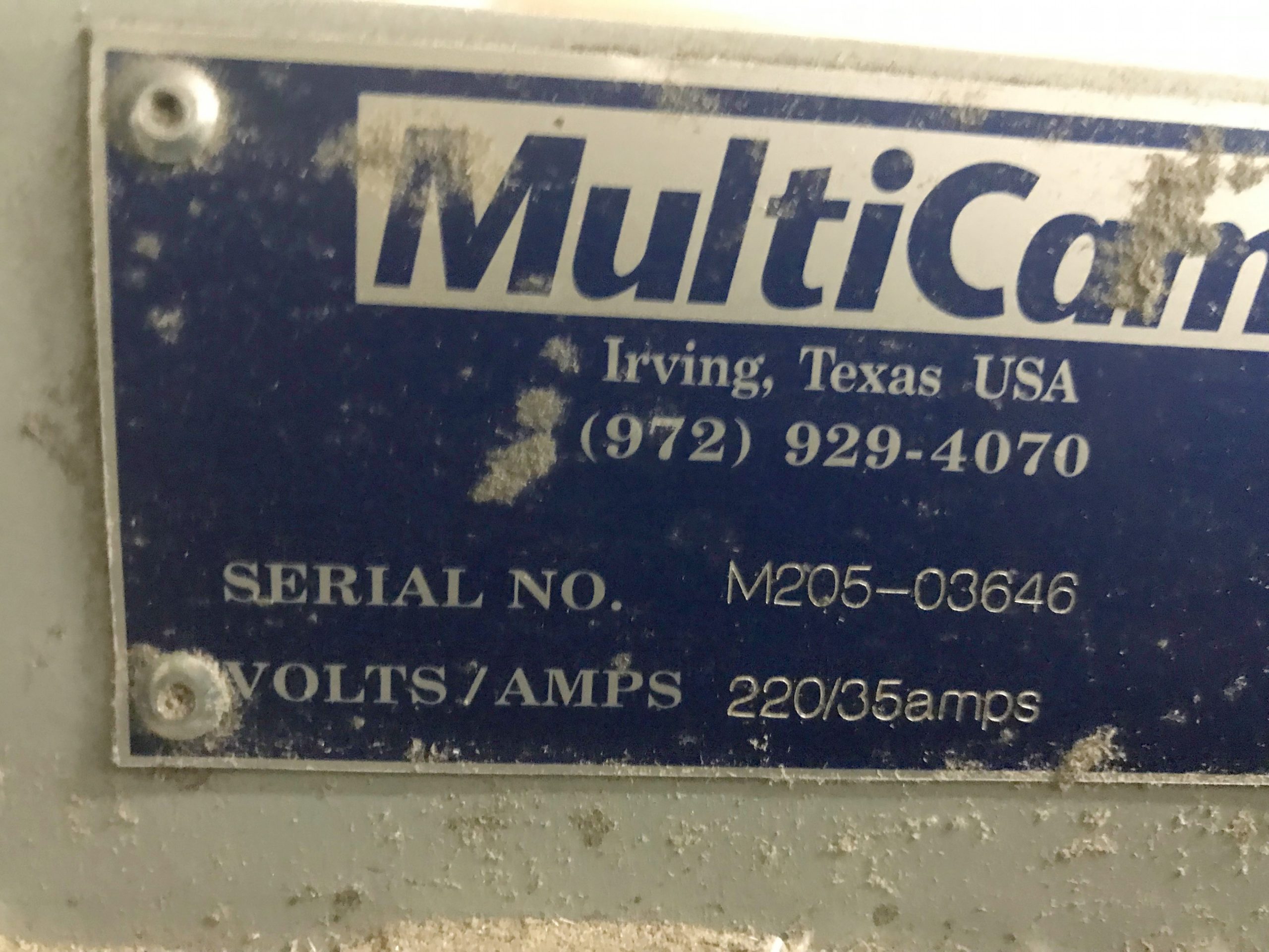 Multcam M Series 5×12  CNC Router (used) Item # UR-9