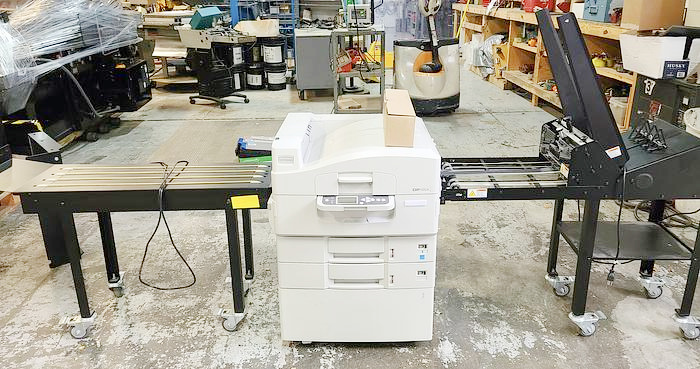 OKI Envelope Printer with Feeder and Conveyor (used) Item # UE-092921B (North Carolina)