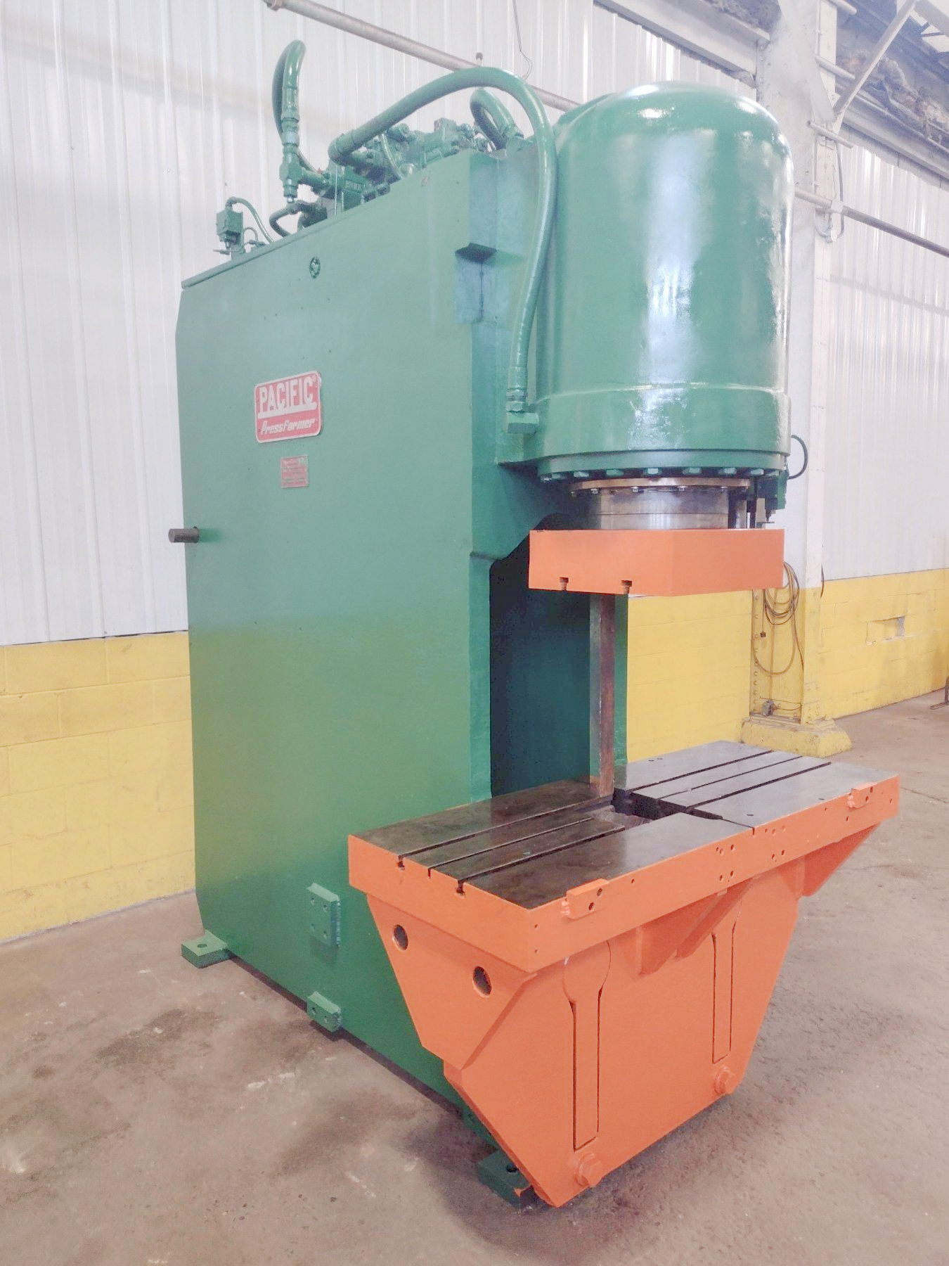 Pacific Pressformer Model #300PF Hydraulic C-Frame Press (used) Item # UE-083021B (Ohio)