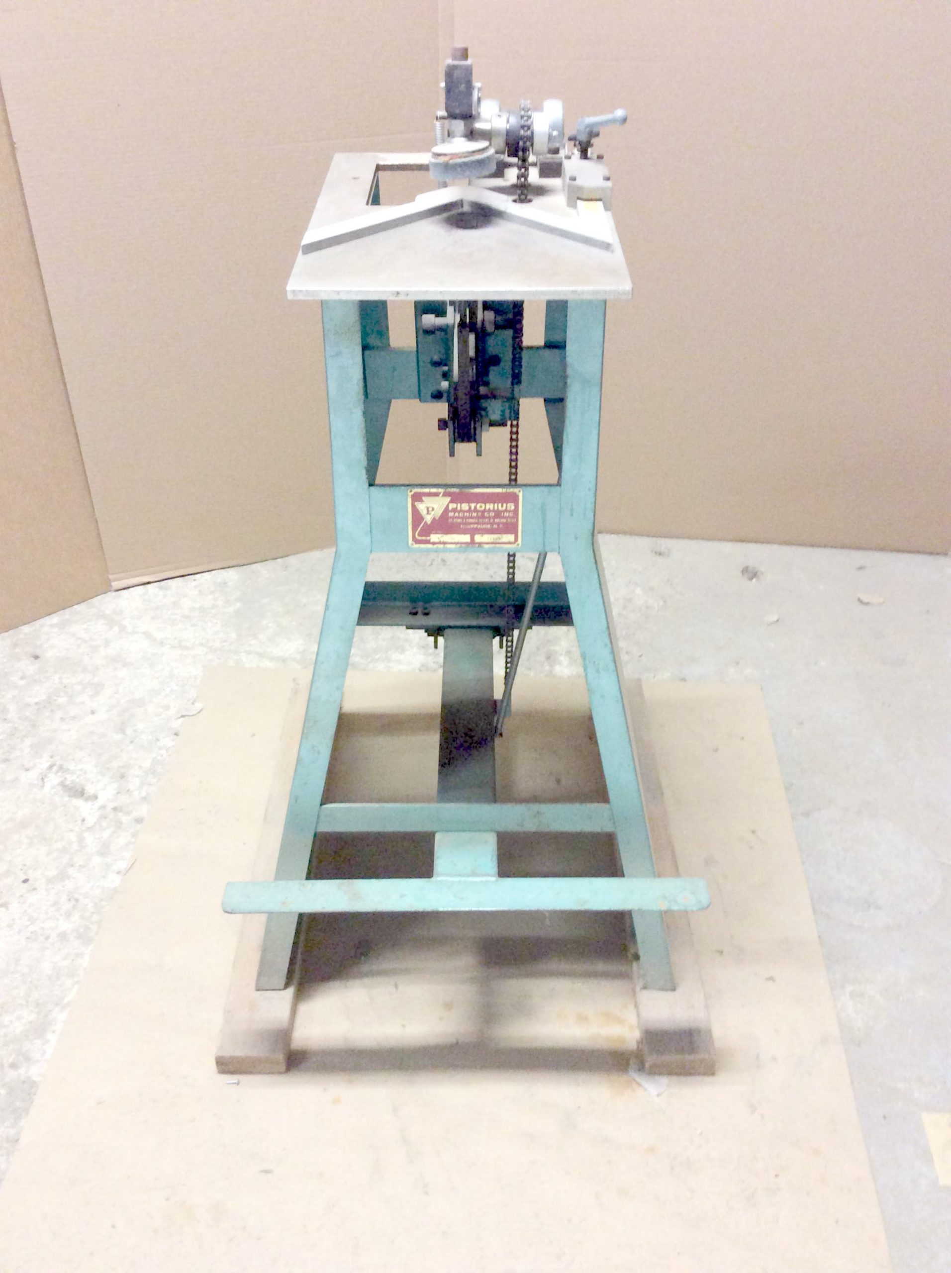 Picture Framing Equipment Lot: Fletcher 3000 Multi Material Cutter, Pistorius MN200 Double Miter Saw, Canvas Stretcher (used) Item # AGFS-16 (LA)
