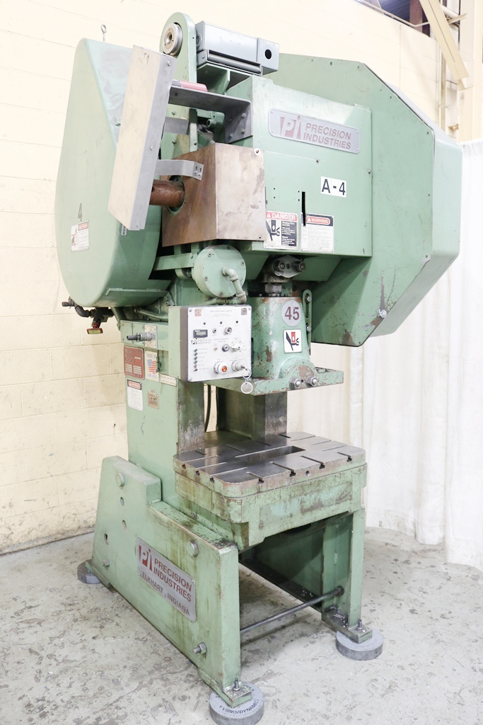 Precision Industries (Federal) OBI Back Geared Press (used) Item # UE-083121I (Ohio)