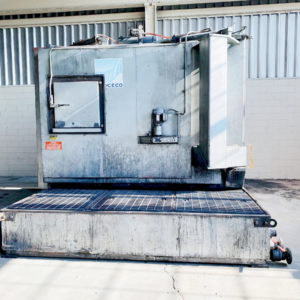 Proceco Model #HD-100-48-G-6000 Rotary Table Gas Fired Parts Washer (used) Item # UE-082621D (Ohio)