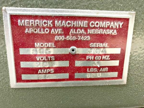 Ruvo 505 Prehung Door Machine (used) Item # UDM-25 (Montana)