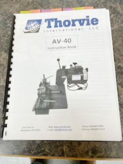 Thorvie AV-40 Sharpening Machine (used) Item # UE-102921A (Iowa)