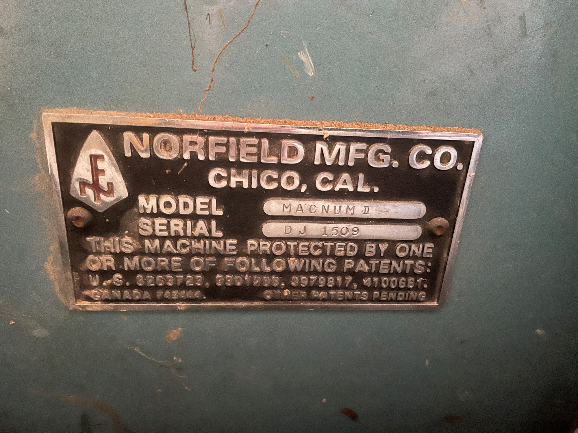 Norfield Magnum Door Machine (Used) Item # UE-091420A (Ohio)