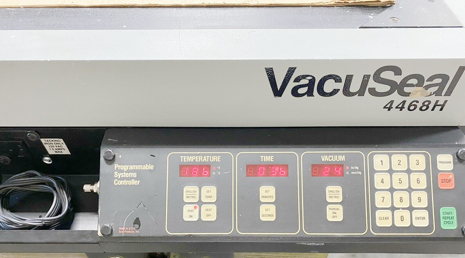 Vacuseal 4468H Vacuum Dry Mount Press (used) Item # UE-092721D (Maryland)