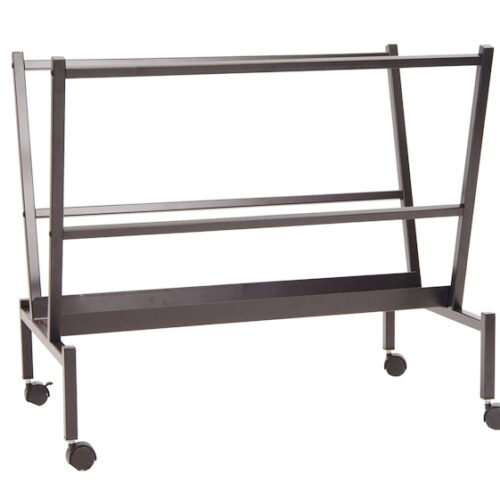 V-Bin Steel Display with Casters for Print Sleeves (New) Item # NFE-1064