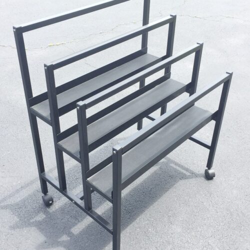 Steel Three Tier Display for Print Sleeves (New) Item # JJ-203000