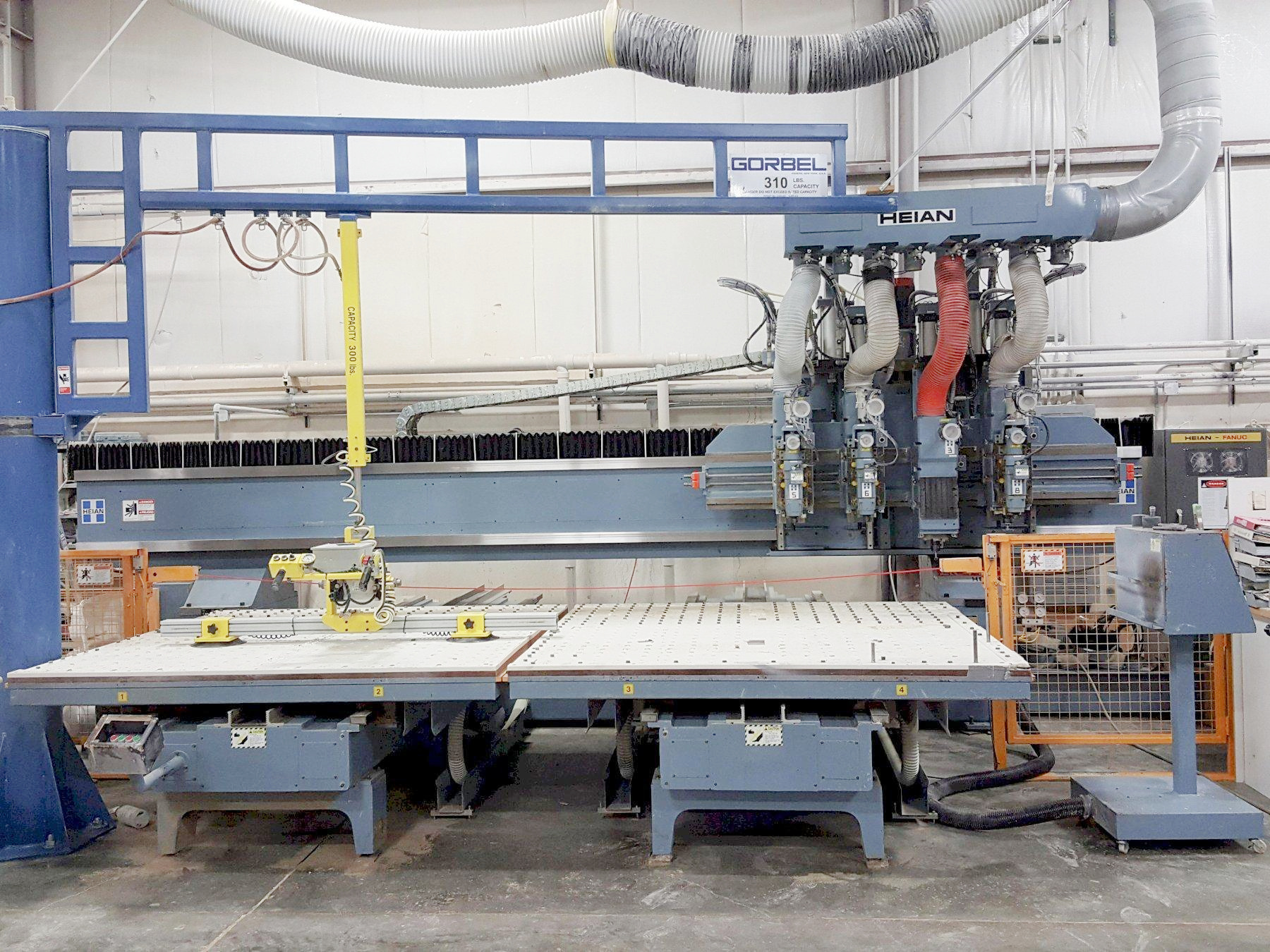 Heian Model #ZR-442P CNC Twin Moving Matrix Table Router (used) Item # UE-081721D (Ohio)