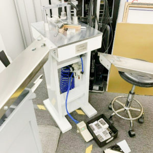 Framing Supplies PPFE 1000 Pneumatic Frame Joiner / Vnailer / Underpinner (used) Item # UE-081221A (Virginia)