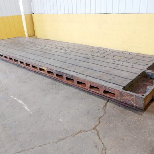 T Slotted Floor Plate Planer Table (used) Item # UE-081721N (Ohio)