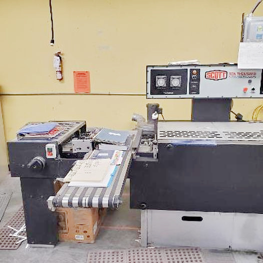Scott 10000 Tab Machine (used) Item # UE-081821A (New Hampshire)