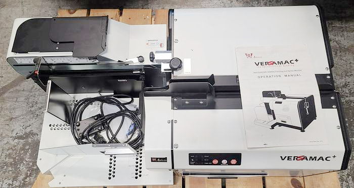 Akiles VersaMac Plus Semi Automatic Desktop Punching & Ejector Machine (Used) Item # UE-041422C (North Carolina)