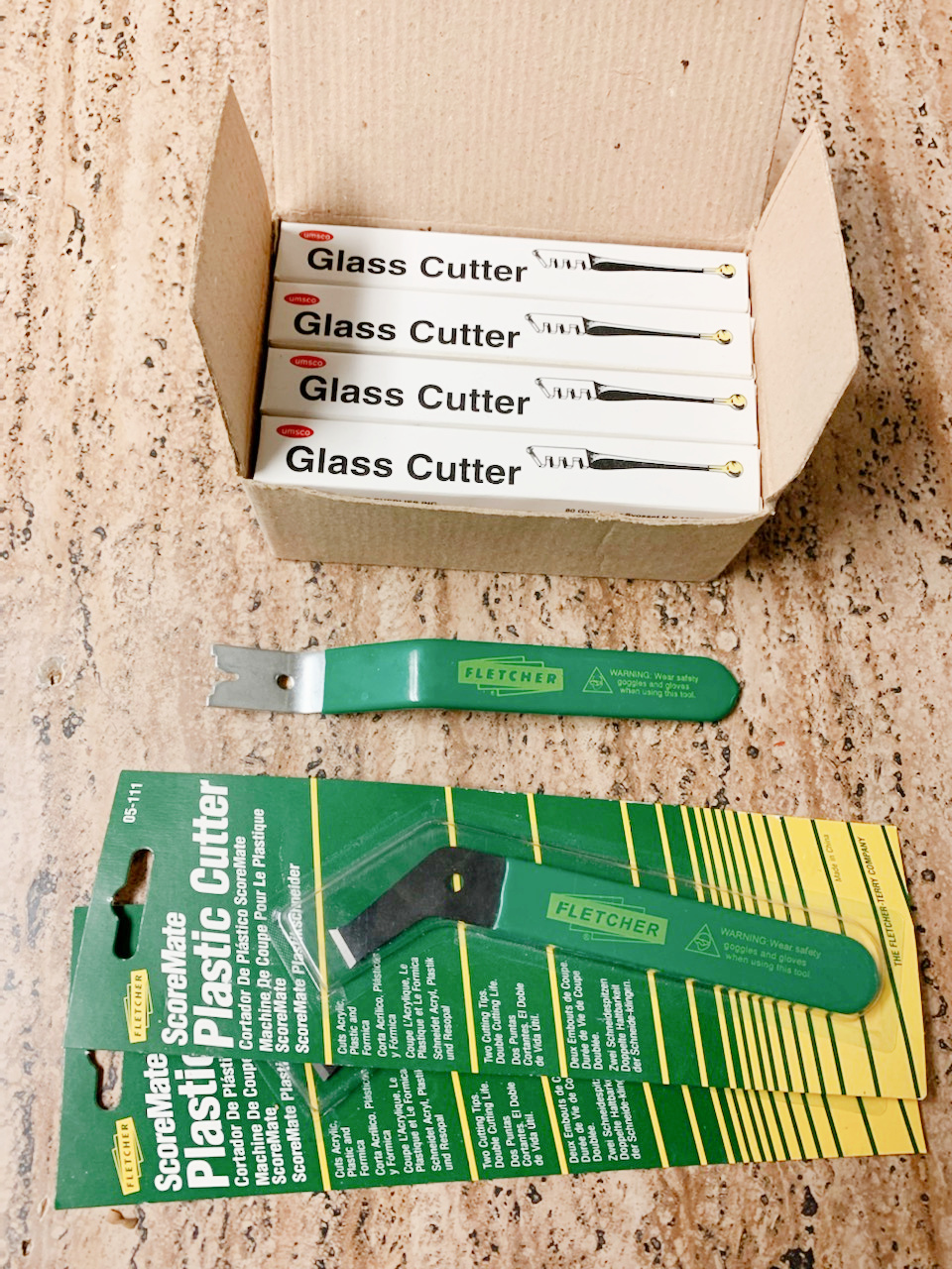 Fletcher Scoremate Plastic Cutter with Two Cutting Tips