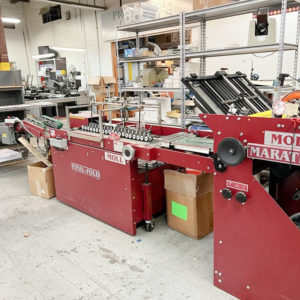 Moll Marathon Folder Gluer (Used) Item # UE-011422C (Virginia)
