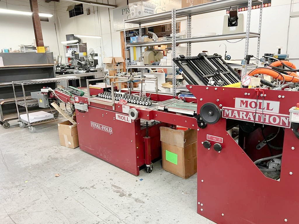 Moll Marathon Folder Gluer (Used) Item # UE-011422C (Virginia)