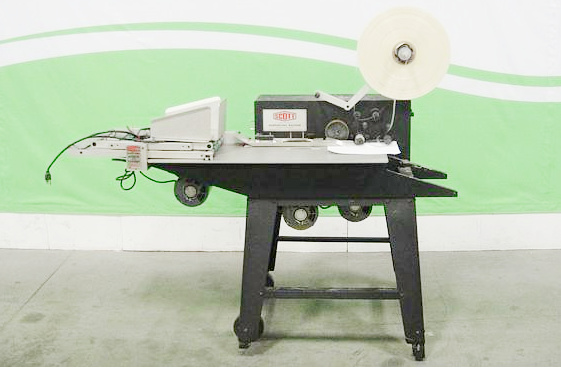 Scott Loose Leaf Sheet Reinforcing Machine w/ Feed Attachment (used) Item # UE-040822D (North Carolina)